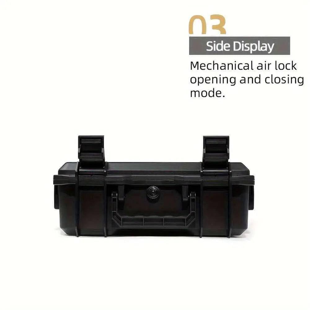 Waterproof explosion-proof hard shell case for DJI Mini 4 Pro with air lock.