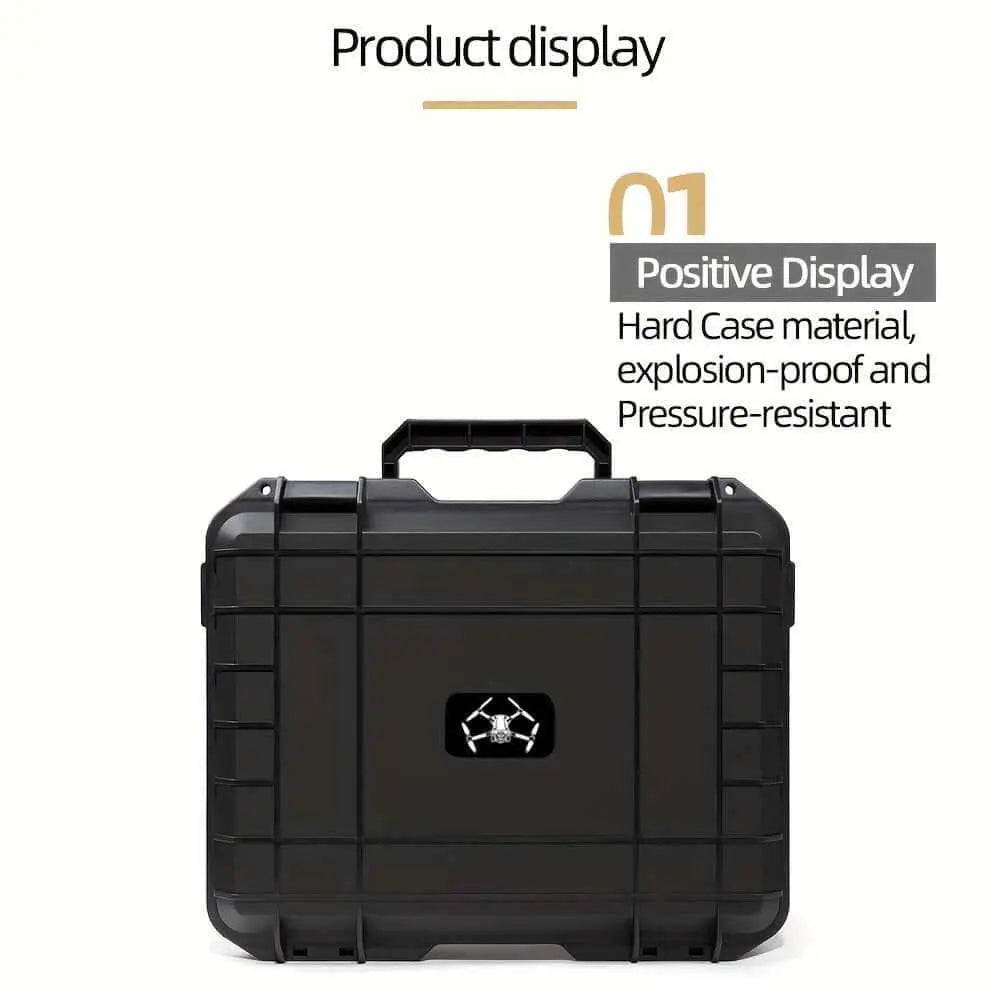 Explosion-proof waterproof hard shell case for DJI Mini 4 Pro drone.