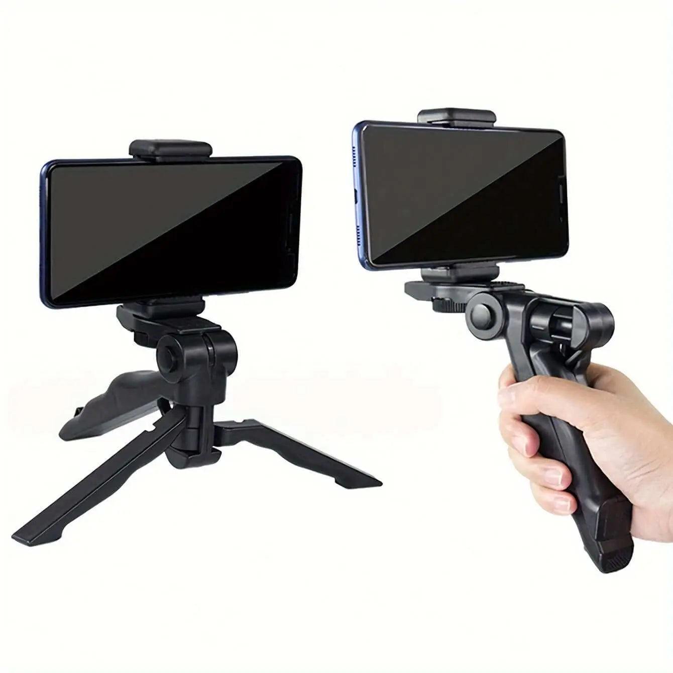 360° Rotating Anti-Shake Fixed Tripod Camera Holder for stability and versatility.