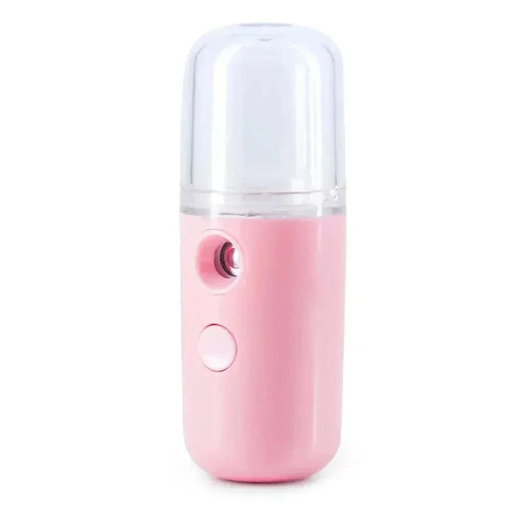 USB Facial Sprayer, moisturizing mist in a sleek, portable bottle for hydration and refreshed skin.