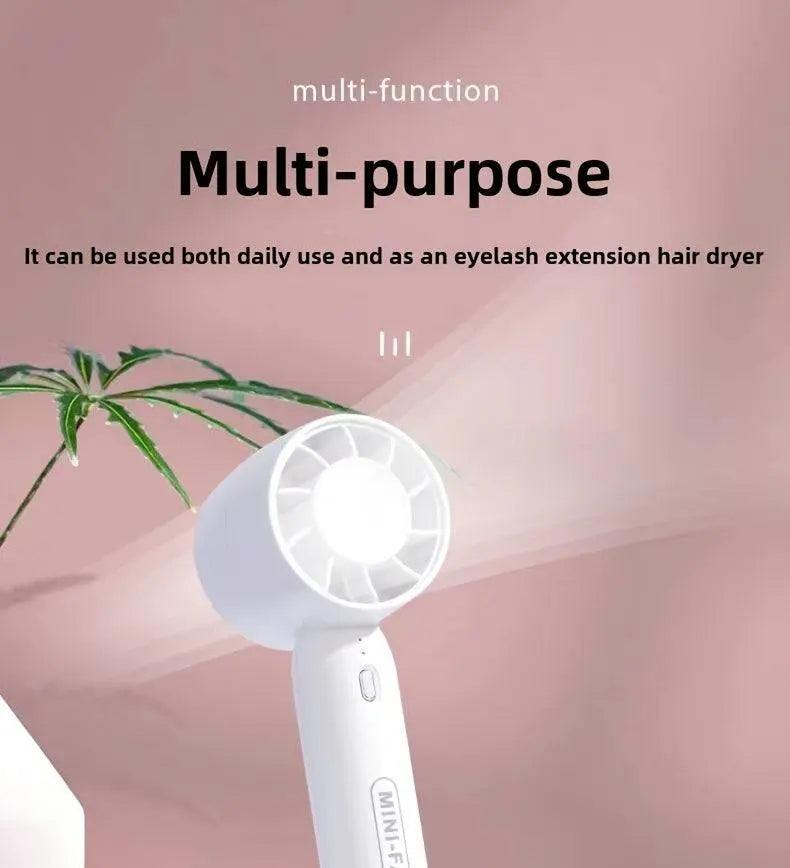 portable mini fan USB rechargeable wearable polished design