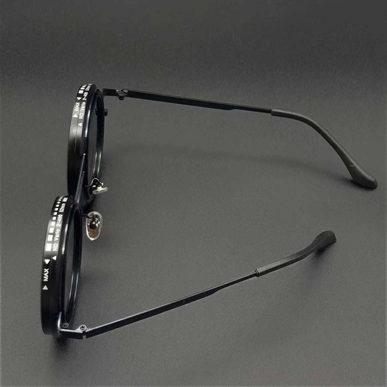 Sleek TAC lenses glasses with polarized protection and durable aluminum frame.