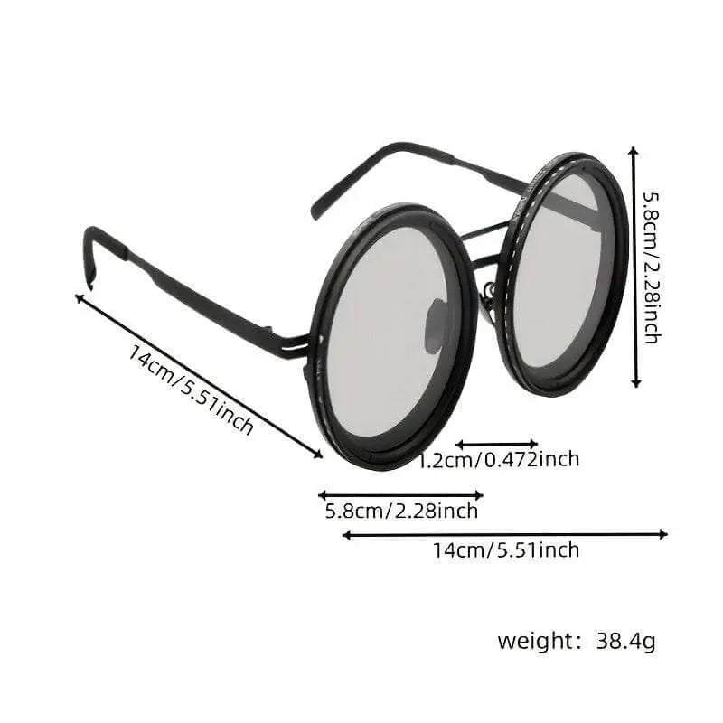 Aluminum frame TAC lenses glasses with polarized lenses, stylish and lightweight for men and women.